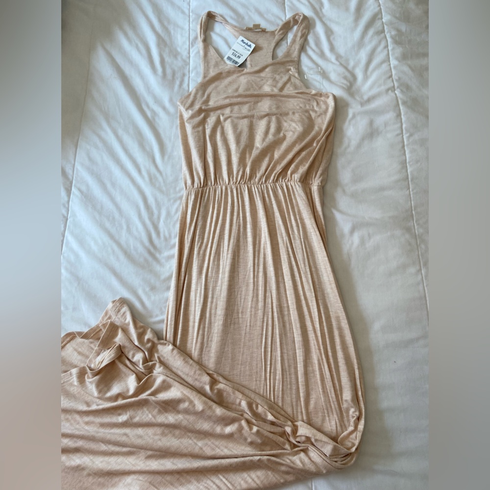 NEW! Cream maxi dress